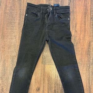 Boy Black Faded Skinny Jeans